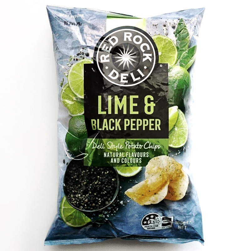 レッドロックデリ　ライム＆ブラックペッパー　ポテトチップス　RED ROCK DELI