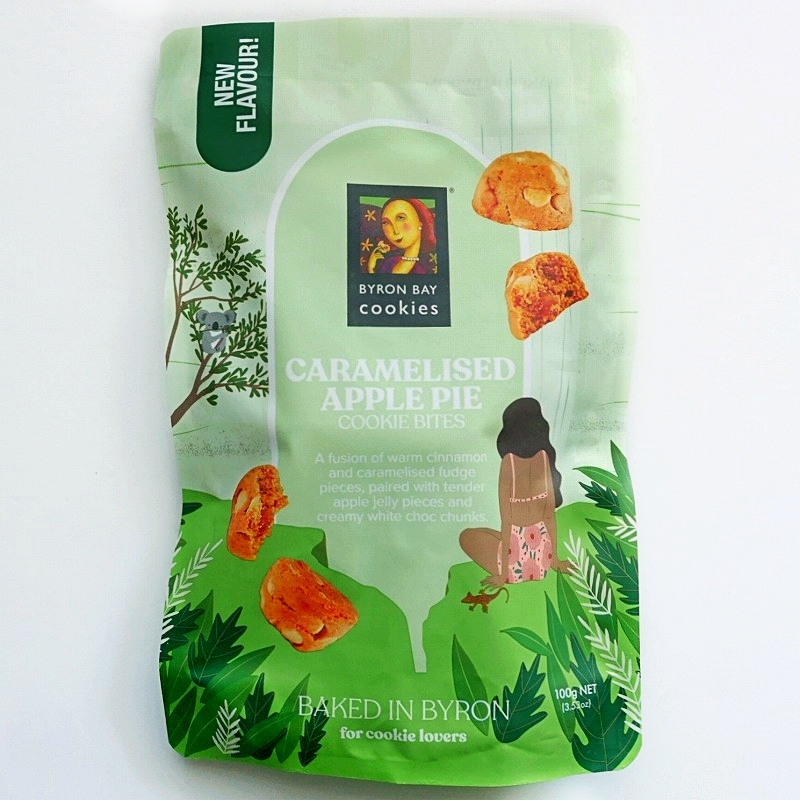 バイロンベイクッキー　キャラメライズドアップルパイ　BYRON BAY cookies APPLE PIE 100g