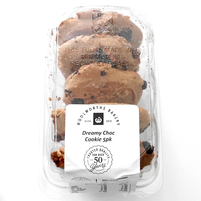 ウールワースベーカリー　ドリーミーチョコクッキー　５枚入り　WOOLWORTHS BAKERY Dreamy Choc