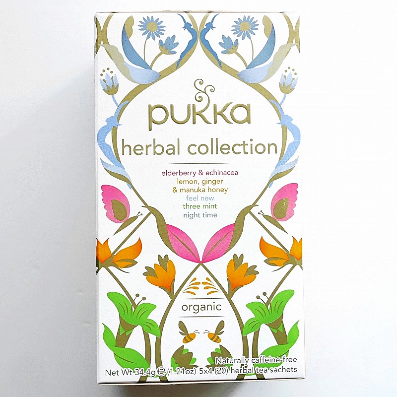 パッカ　ハーバルコレクション　オーガニックハーブティー　カフェインフリー　PUKKA herbal collection