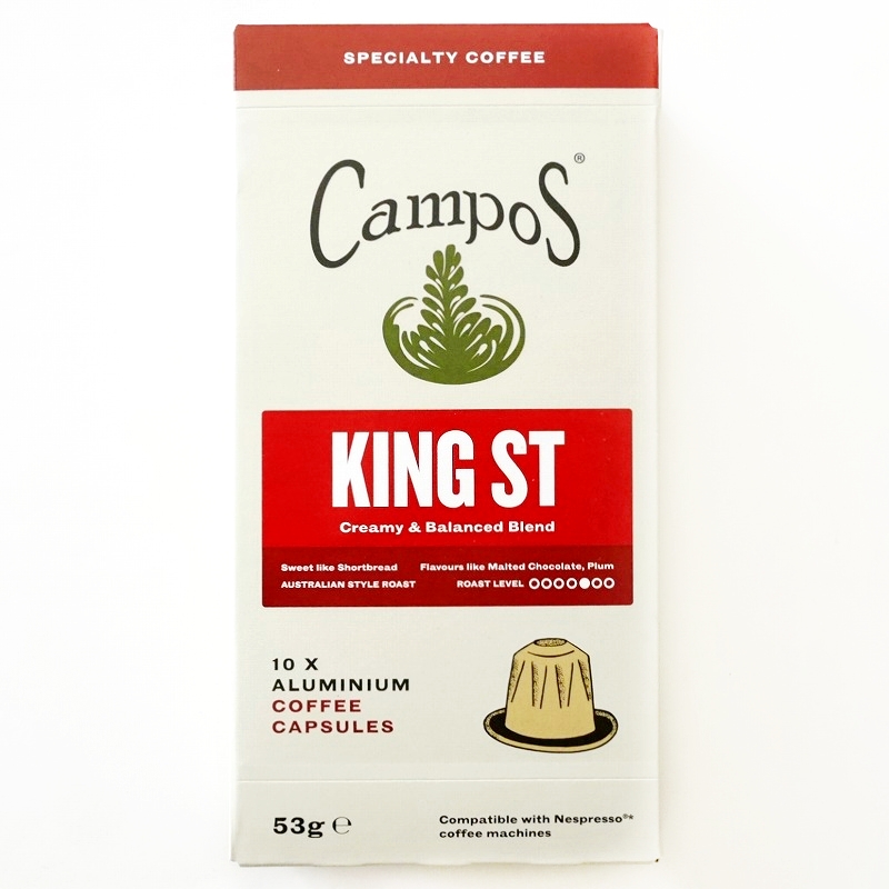 カンポスコーヒー　キングストリート　10カプセル　Campos KING ST