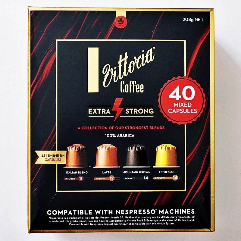 ヴィットリアコーヒー　エクストラストロング　40カプセル　Vittoria Coffee EXTRA STRONG