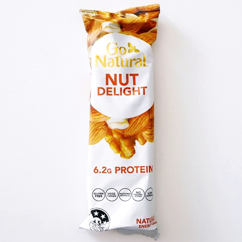 ゴーナチュラル　ナッツディライト　6.2gプロテイン　ナッツバー　Go Natural NUT DELIGHT
