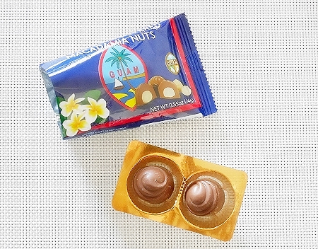 GUAM マカダミアナッツチョコレート グアム CHOCOLATE COVERED MACADAMIA NUTS 24gの口コミ