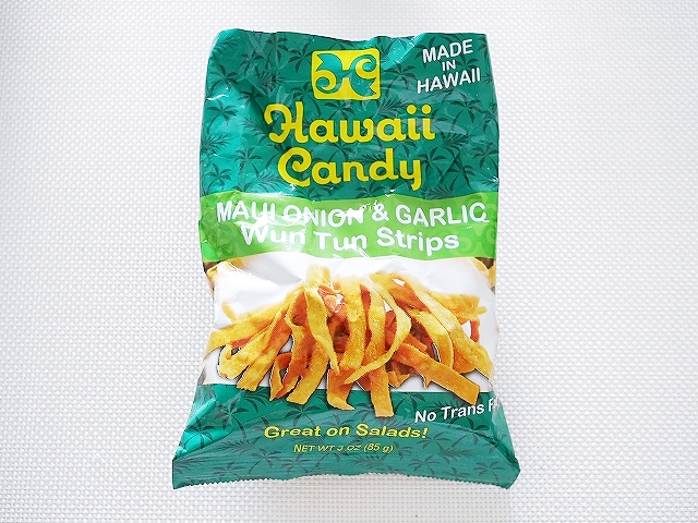 ハワイキャンディー マウイオニオン＆ガーリック ワンタンストリップ ワンタンチップス Hawaii Candy 85gの口コミ