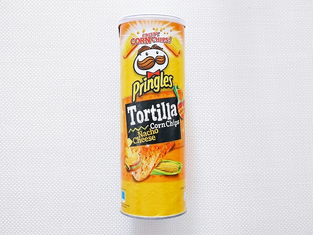 プリングルズ　トルティーヤ　コーンチップス　ナチョチーズ　Pringles Nacho Cheese 110gの口コミ