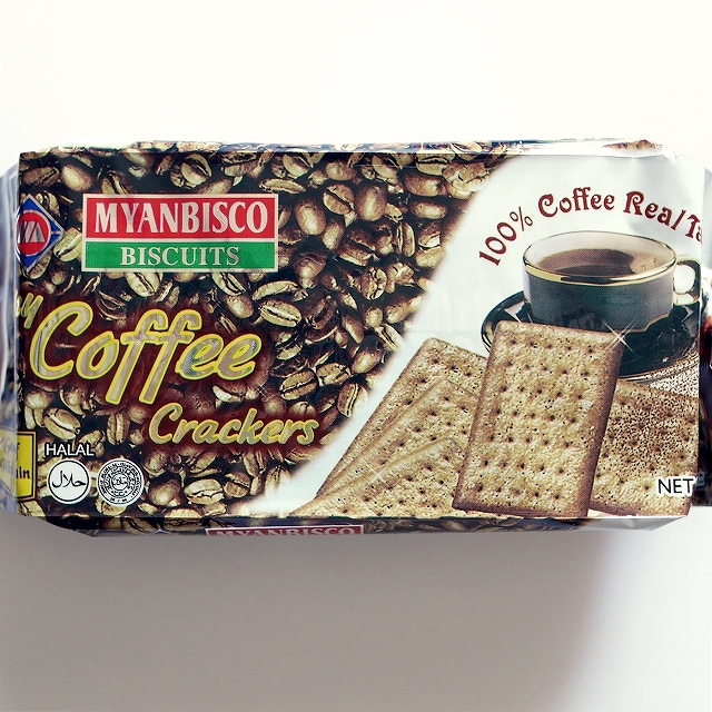 ミャンビスコ コーヒークラッカー ビスケット 30枚 MYANBISCO BISCUITSの口コミ