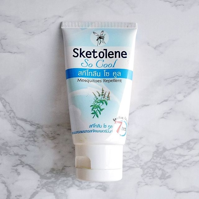 Sketolene So Cool 虫よけクリーム 50g ７時間 Mosquitoes Repellentの口コミ