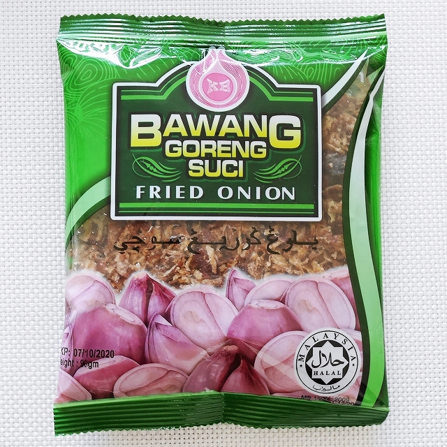 KB FOOD BAWANG GORENG SUCI フライドオニオン 揚げ葱 FRIED ONION 90gの口コミ