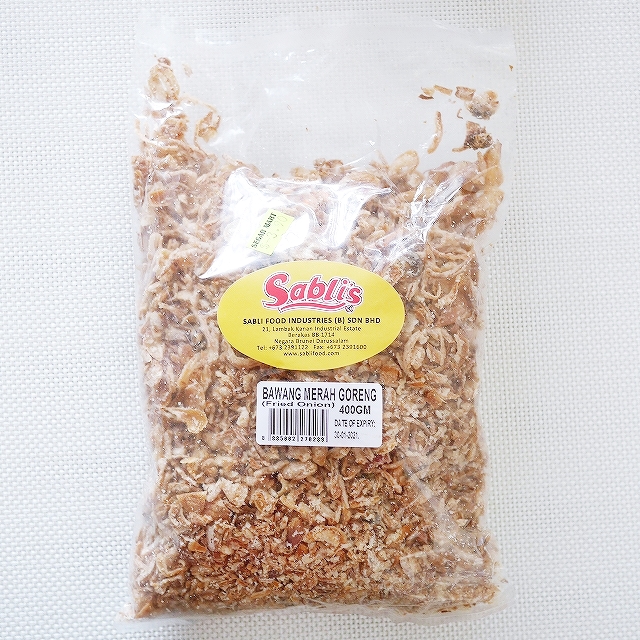 Sabli's BAWANG MERAH GORENG フライドオニオン 揚げ葱 400gの口コミ