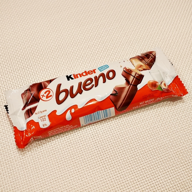 Kinder bueno キンダーブエノ　チョコレート菓子　２本入り43gの口コミ