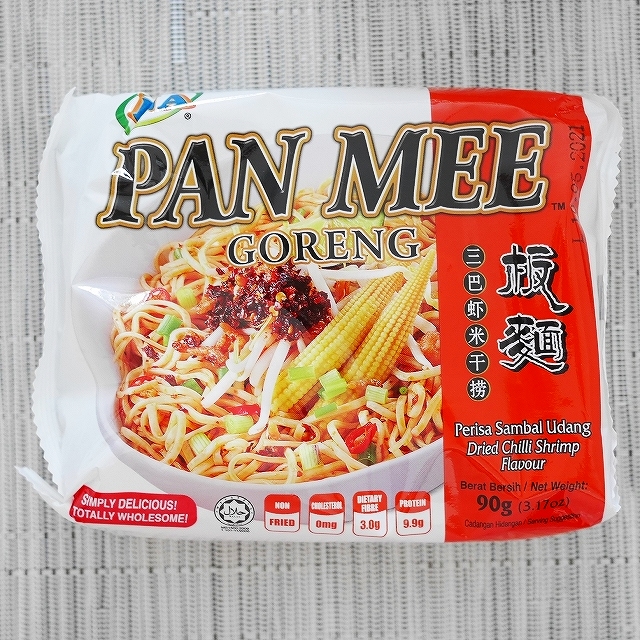 INA PAN MEE Assorted　パンミー　インスタント麺　アソート　板麺　５種類５袋入りの口コミ