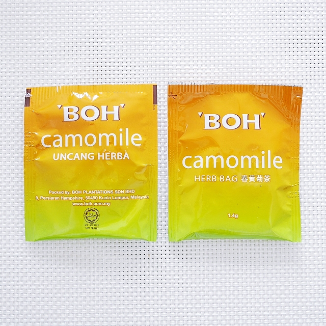 BOH　ボーティー　カモミールティー　camomile HERB BAGS　紅茶　ティーバッグ　25袋の口コミ