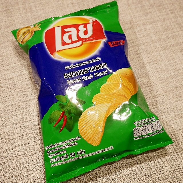 レイズ LAY'S ポテトチップス スイートバジル味 Sweet Basil Flavor 50gの口コミ