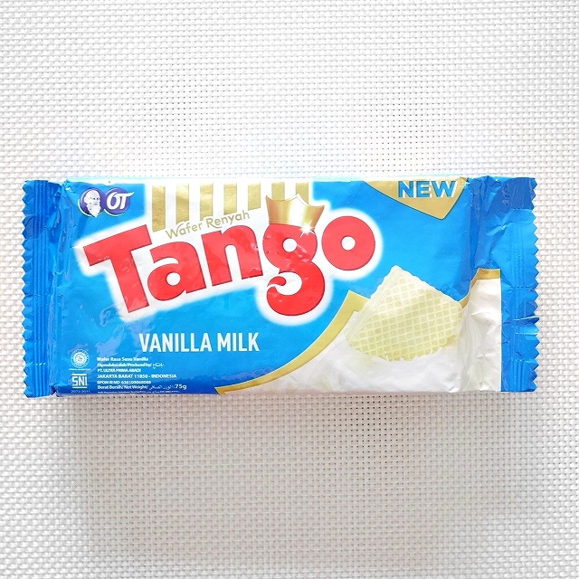 タンゴ　ウエハース　バニラミルク　Tango Wafer 75gの口コミ