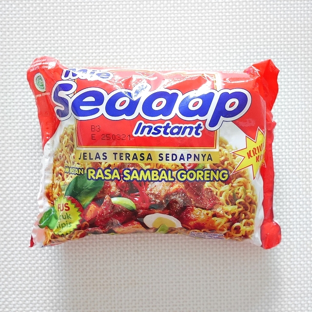 Mie Sedaap RASA SAMBAL GORENG　ミーセダップ　ミースダップ　ミーゴレン　サンバルゴレンの口コミ