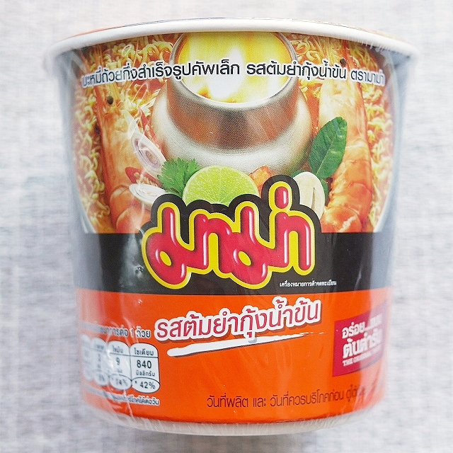 MAMA CUP LEK SHRIMP CREAMY TOM YUM　ママー　小さいカップ麺　エビクリーミートムヤムクンの口コミ