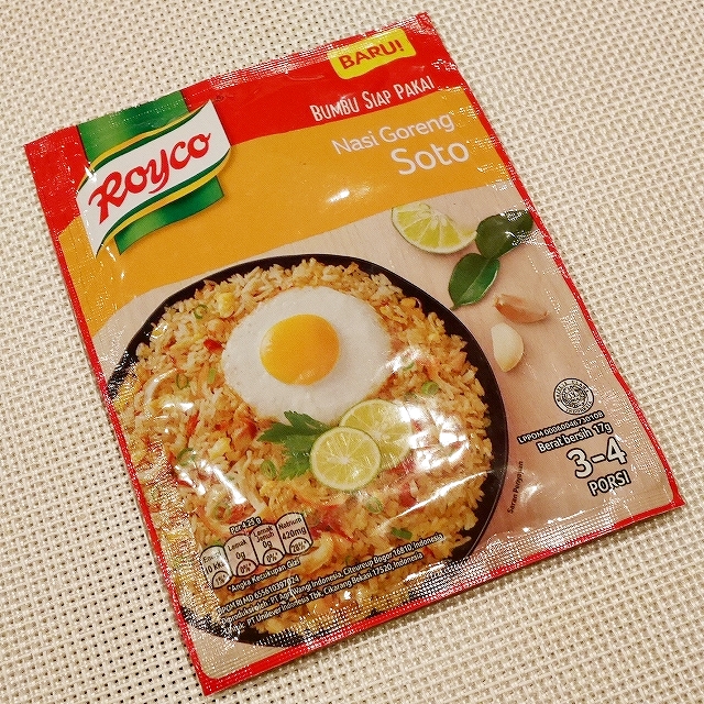 Royco Nasi Goreng Soto　ロイコ　ナシゴレンソト　ナシゴレンの素　スープ味　クノールの口コミ