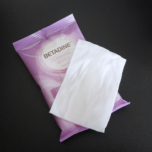 BETADINE FEMININE WIPES　ベタジン　フェミニンワイプ　デリケートゾーン用ウェットティッシュの口コミ