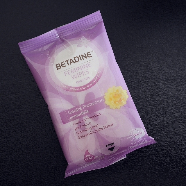 BETADINE FEMININE WIPES　ベタジン　フェミニンワイプ　デリケートゾーン用ウェットティッシュの口コミ