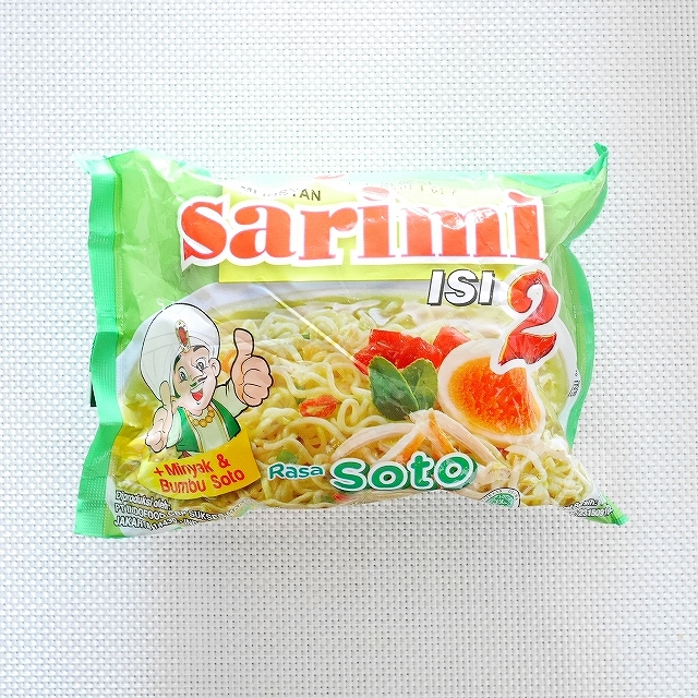 sarimi ISI2 Rasa Soto　サリミ　インスタント麺　ソト　2食入りの口コミ