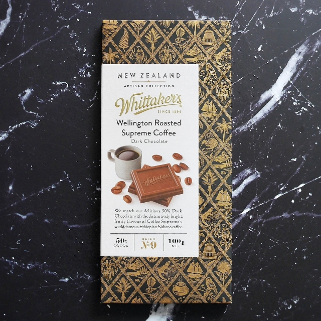 Whittaker's　ウィッタカー　ウェリントンローステッドスプリームコーヒーダークチョコレート　100gの口コミ