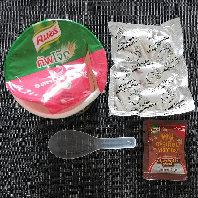 クノール　インスタントジャスミンライスポリッジ　おかゆ　お粥　ジョーク　ポークと海藻　Knorr jork porkの口コミ