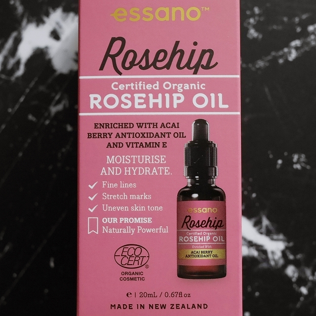 エッサーノ　ローズヒップオイル　サーティファイドオーガニック　essano ROSEHIP OIL 20mlの口コミ