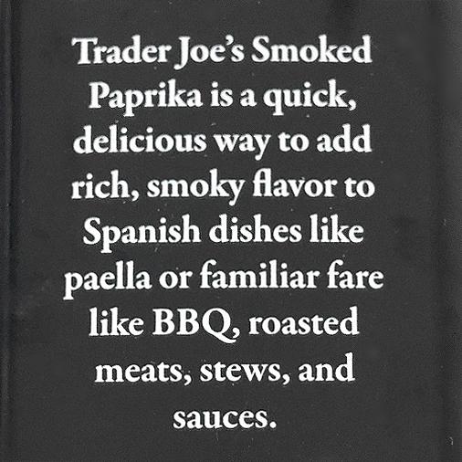 トレーダージョーズ　スモークパプリカ　Trader Joe's Smoked Paprikaの口コミ