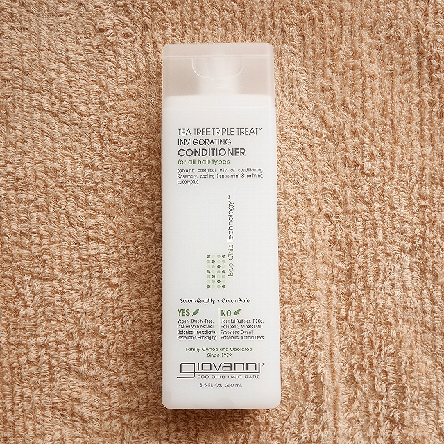 ジョバンニ　ティーツリートリプルトリートコンディショナー　giovanni tea tree triple treatの口コミ
