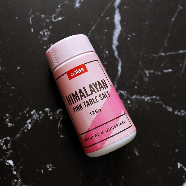 coles HIMALAYAN PINK TABLE SALT 125g　コールス　ヒマラヤピンクテーブルソルトの口コミ