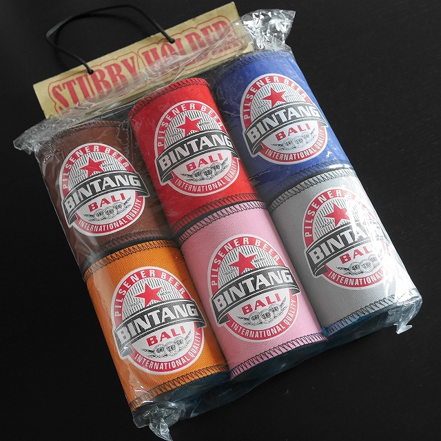 ビンタンビール　ドリンクホルダー　BINTANG BALI STUBBY HOLDER 6個セットの口コミ