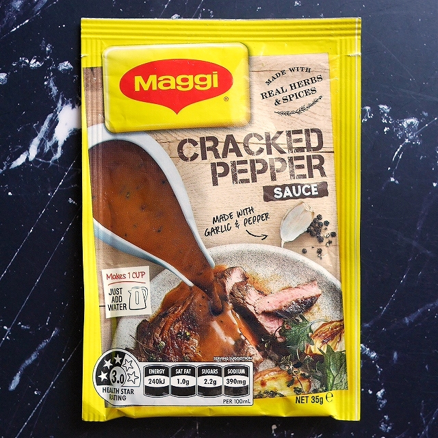 マギー　クラックドペッパーソースの素　Maggi CRACKED PEPPER SAUCEの口コミ