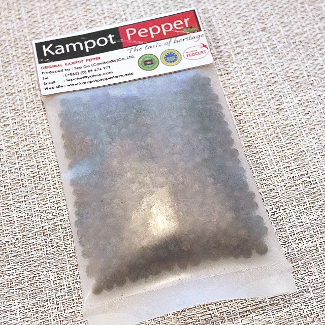 カンポットペッパー 黒胡椒 ブラックペッパーホール Original Kampot Pepper Tep Go 35gの口コミ