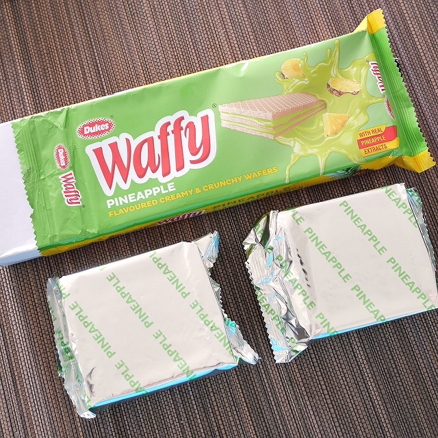 Dukes Waffy PINEAPPLE　デュークス　ワッフィー　ウエハース　パイナップル　75gの口コミ