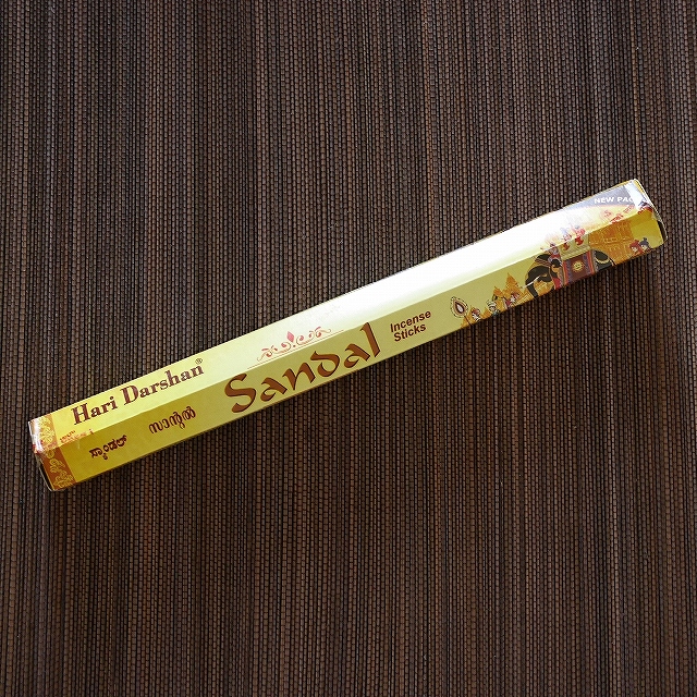 Hari Darshan Sandal Incense Sticks　ハリダルシャン　サンダルウッド　お香の口コミ