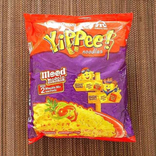 Sunfeast Yippee! noodles mood masala　サンフィースト　イッピーヌードル　ムードマサラの口コミ