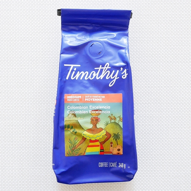 ティモシーズ　コロンビアンエクセレンシア　ミディアム　コーヒー粉　Timothy's World Coffeeの口コミ