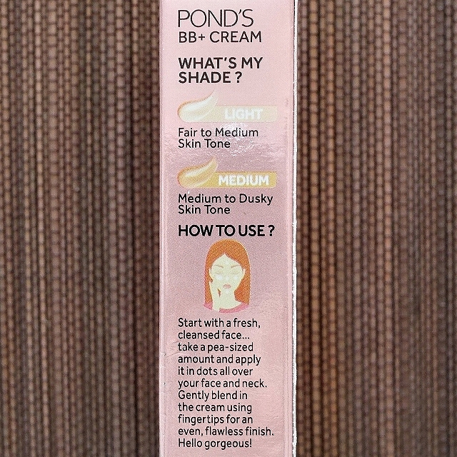 POND'S BB+ Cream LIGHT　ポンズ　BB+クリーム　ライト　SPF30PA++の口コミ