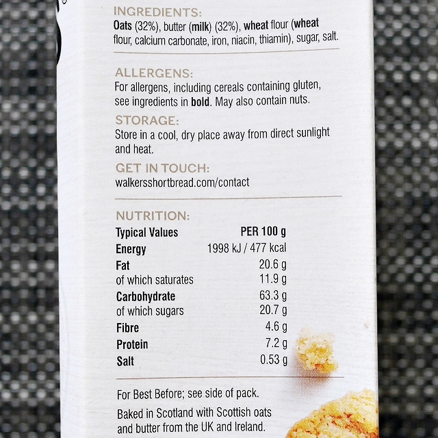 ウォーカーズ　オーツショートブレッド　Walker's Oat Shortbread 9枚入りの口コミ