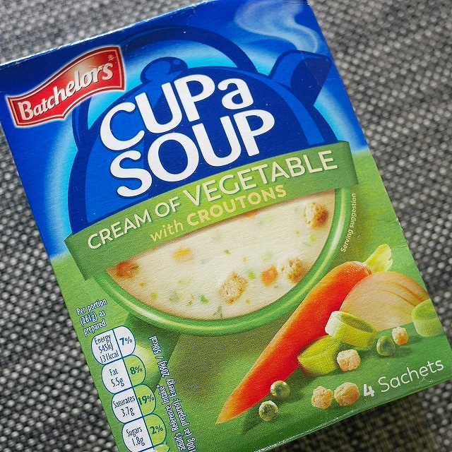 バチェラーズ　カップスープ野菜クリーム　Batchelors Cup a Soup Cream of Vegetableの口コミ