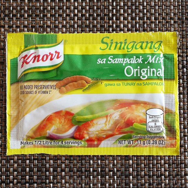 クノール　シニガンサンパロックミックスオリジナル　Sinigang Sa Sampalok Mix Originalの口コミ