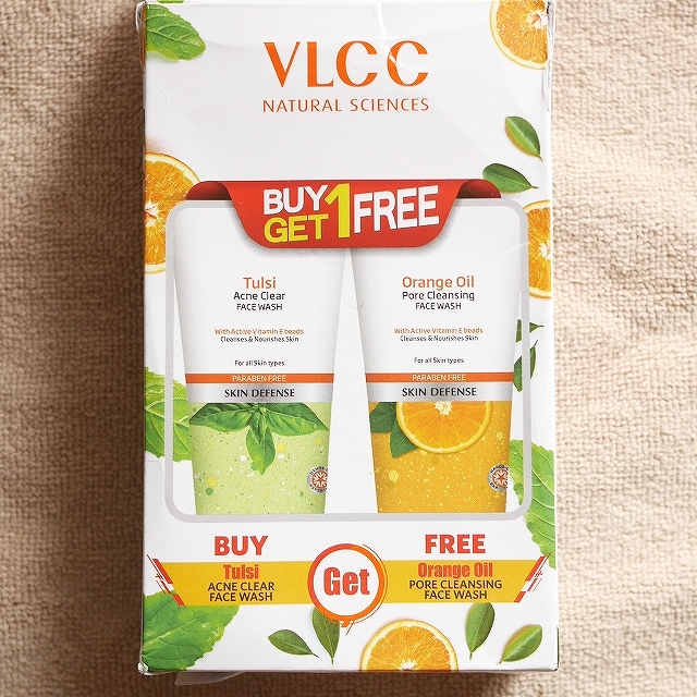 VLCC NATURAL SCIENCES Tulsi Orange Oil　トゥルシーオレンジオイルフェイスウォッシュの口コミ