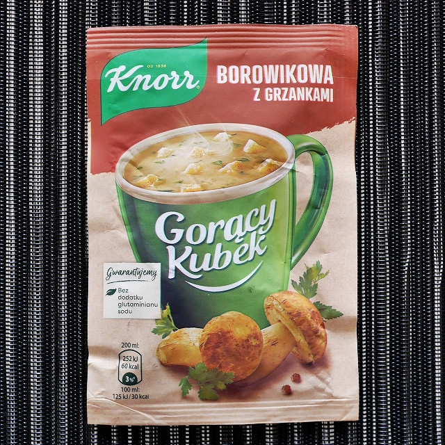 クノール　ポルチーニスープの素　Knorr Goracy Kubek Borowikowa z Grzankamiの口コミ