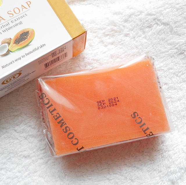 GT COSMETICS PAPAYA SOAP　GTコスメティック　パパイヤソープの口コミ