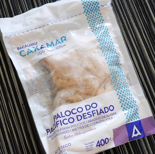 BACALHAU CAXAMAR Paloco do Pacífico Desfiado　バカリャウ　塩漬け干し鱈の口コミ