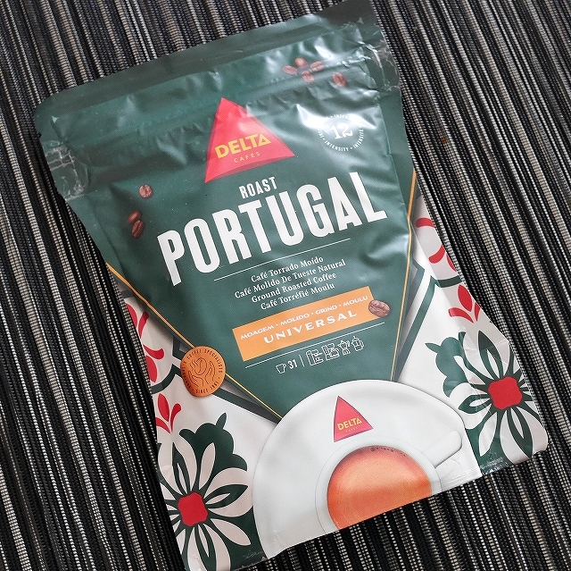 DELTA Cafés ROAST PORTUGAL　デルタコーヒー　ローストポルトガル　コーヒー粉の口コミ