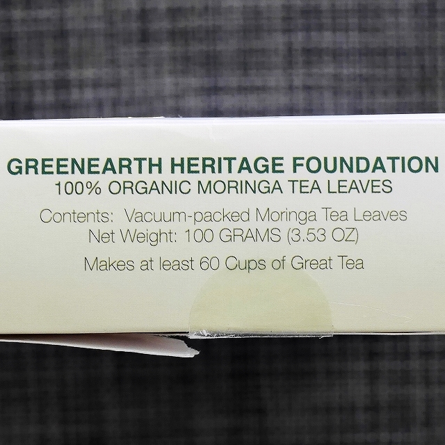 グリーンアース　100%オーガニック　モリンガティー　Green Earth MORINGA TEA 100gの口コミ