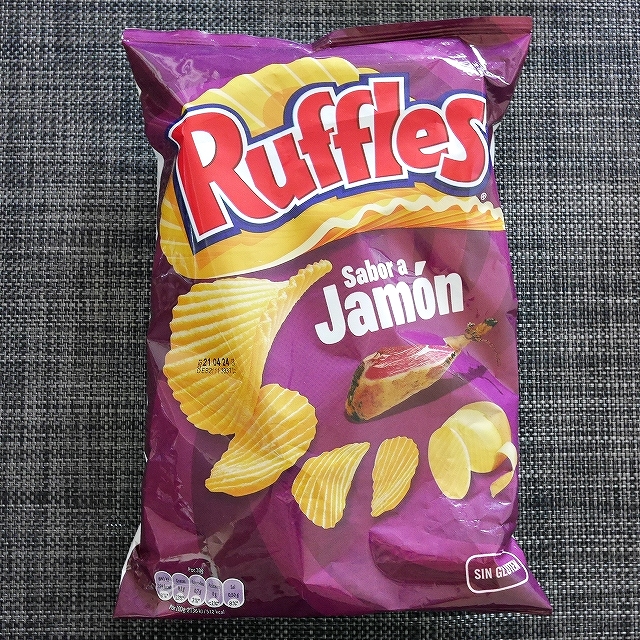 ラッフルズ　ポテトチップス　生ハム味　Ruffels Sabor a Jamónの口コミ