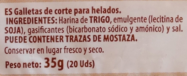 galletas para Helados mels　メルス　アイスクリームクッキーの口コミ